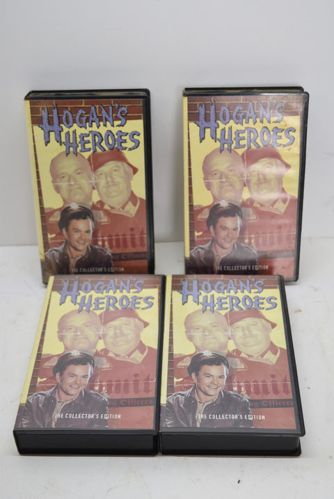 Lot of 4 VHS Tapes Hogan Heroes Collectors Edition Columbia House TV Show
