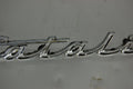 1963 Pontiac Catalina Script Emblem Original Chrome Metal GM