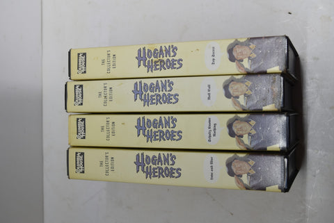 Lot of 4 VHS Tapes Hogan Heroes Collectors Edition Columbia House TV Show