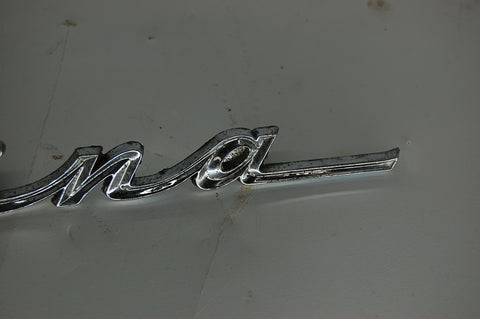 1963 Pontiac Catalina Script Emblem Original Chrome Metal GM