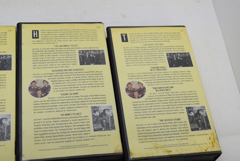 Lot of 4 VHS Tapes Hogan Heroes Collectors Edition Columbia House TV Show