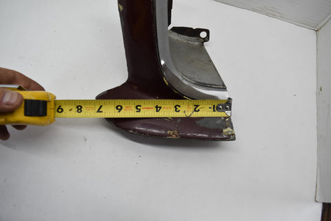 1967 OLDSMOBILE CUTLASS 442 PASSENGER RIGHT FENDER EXTENSION TRIM CHROME 67