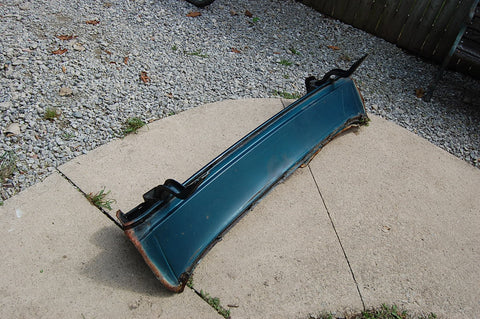 1963 Pontiac Catalina Trunk Hinges Assembly With Panel Original Blue