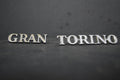 1972 Ford Gran Torino Sport Front Fender Emblem Badge Script Trim 72 1973 1974
