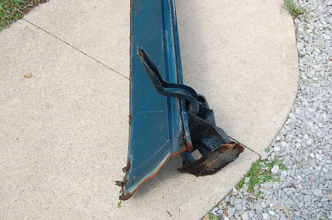 1963 Pontiac Catalina Trunk Hinges Assembly With Panel Original Blue