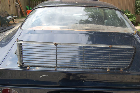 Original 1963 63 Pontiac Catalina RH Grille Insert Passenger Chrome OEM Trim