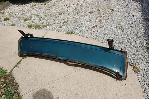 1963 Pontiac Catalina Trunk Hinges Assembly With Panel Original Blue