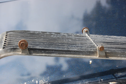 Original 1963 63 Pontiac Catalina RH Grille Insert Passenger Chrome OEM Trim