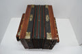 Vintage Beaver Brand Accordion Made In Germany Wood Ripped Decor Old Music