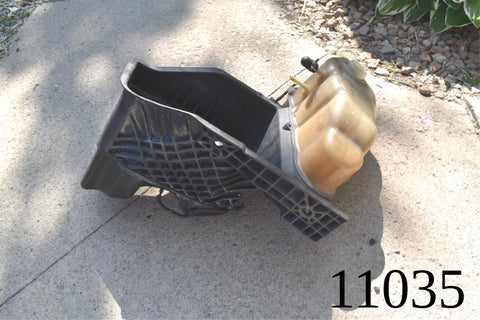 2009 FORD F250 F-250 SUPER DUTY BATTERY TRAY RADIATOR OVERFLOW RESERVOIR 08 10