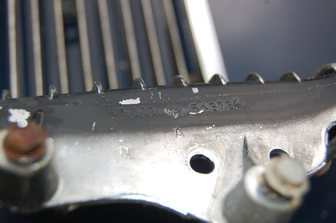 Original 1963 63 Pontiac Catalina LH Grille Insert Driver Chrome OEM Trim