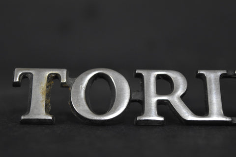 1972 Ford Gran Torino Sport Front Fender Emblem Badge Script Trim 72 1973 1974