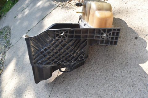 2009 FORD F250 F-250 SUPER DUTY BATTERY TRAY RADIATOR OVERFLOW RESERVOIR 08 10