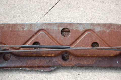 1963 Pontiac Catalina Trunk Hinges Assembly With Panel Original Blue