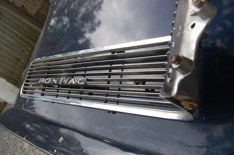 Original 1963 63 Pontiac Catalina LH Grille Insert Driver Chrome OEM Trim