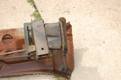 1963 Pontiac Catalina Trunk Hinges Assembly With Panel Original Blue