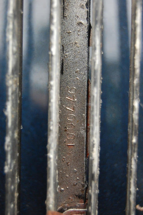 Original 1963 63 Pontiac Catalina LH Grille Insert Driver Chrome OEM Trim