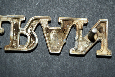 1972 Ford Gran Torino Sport Front Fender Emblem Badge Script Trim 72 1973 1974