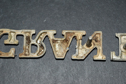 1972 Ford Gran Torino Sport Front Fender Emblem Badge Script Trim 72 1973 1974