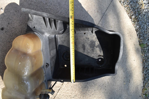 2009 FORD F250 F-250 SUPER DUTY BATTERY TRAY RADIATOR OVERFLOW RESERVOIR 08 10