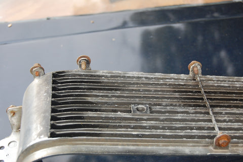 Original 1963 63 Pontiac Catalina LH Grille Insert Driver Chrome OEM Trim