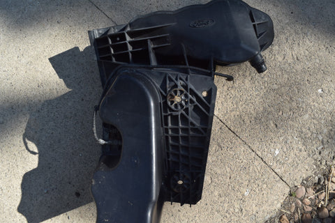 2009 FORD F250 F-250 SUPER DUTY BATTERY TRAY RADIATOR OVERFLOW RESERVOIR 08 10