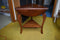 Triangular Tri Leaf Table Circular Wooden Furniture Vintage Decor