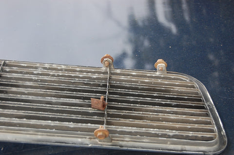 Original 1963 63 Pontiac Catalina LH Grille Insert Driver Chrome OEM Trim