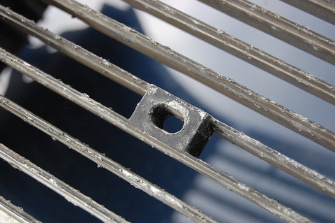 Original 1963 63 Pontiac Catalina LH Grille Insert Driver Chrome OEM Trim