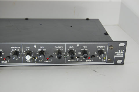 Rane Pe-17 5 Band Parameter Equalizer Rack Unit Man Cave Audio Equipment