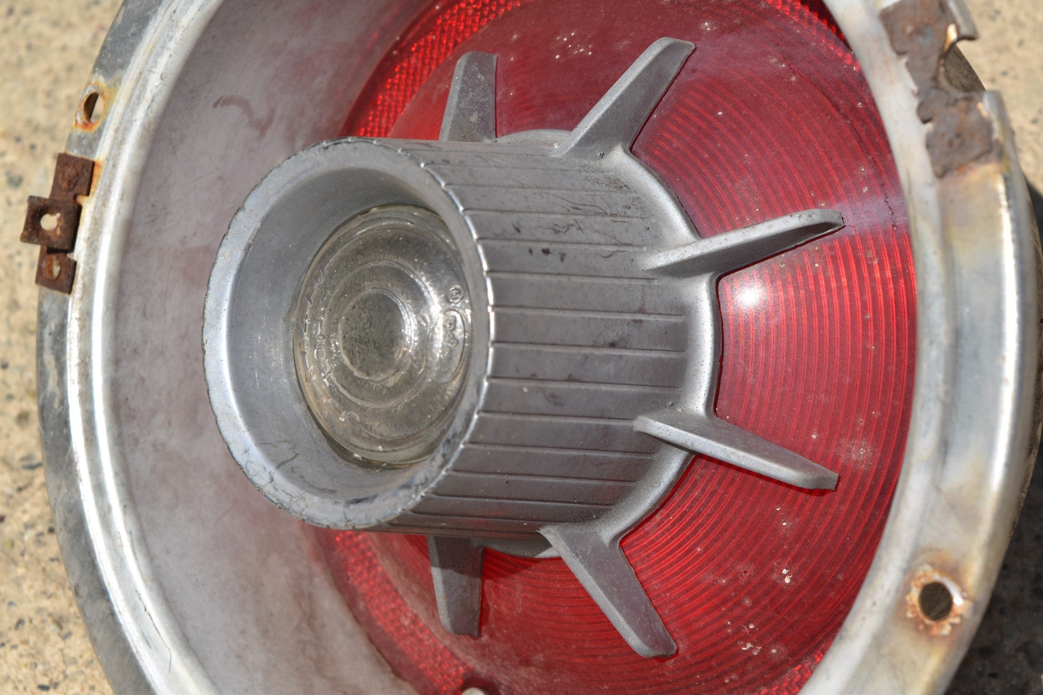 1964 Ford Galaxie XL 500 Tail Light Bucket Assembly Back Up Lens Housi