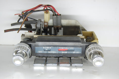 1963 Pontiac Catalina Dash Non A/C Climate Control