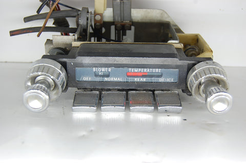 1963 Pontiac Catalina Dash Non A/C Climate Control