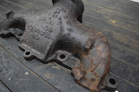 1967 1970 OLDSMOBILE LH DRIVER LEFT 384785 ENGINE EXHAUST MANIFOLD 67 68 69 70