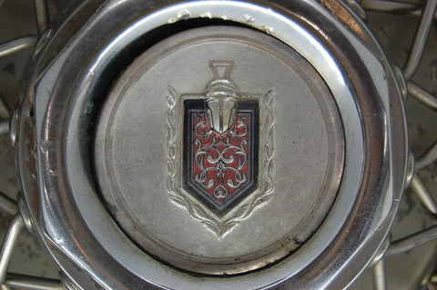 Monte Carlo Knight Badge Emblem 15" Wire Hubcap Chevrolet Original Shield Rims