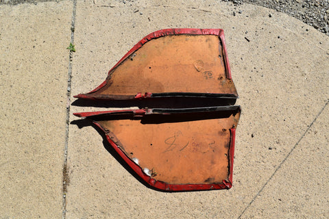 1960 FORD THUNDERBIRD REAR QUARTER TRIM PANEL PAIR ORIGINAL COUPE 60