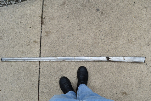 1957 Chevy Bel Air Sedan Four Door Right Passenger Quarter Panel Lower Trim 57