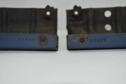 1969 Buick Skylark GS Grille Grill Brackets Mounting Mounts Braces Panel Pair 69