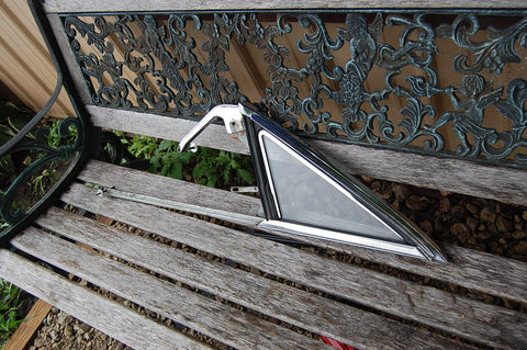 1963 Pontiac Catalina Passenger RH Vent Window Frame And Glass Original