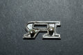 1972 Ford Gran Torino Sport Hood Letter "R" R Only 72 Emblem Badge Script OEM