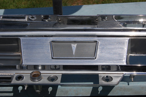1963 Pontiac Catalina Dash Chrome Original Housing GM