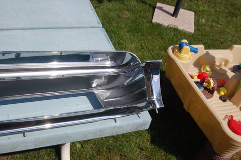 1963 Pontiac Catalina Dash Chrome Original Housing GM