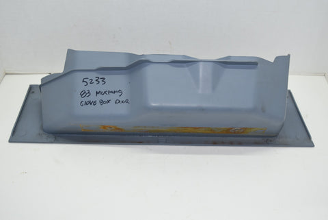 1983 Ford Mustang Blue Glove Box Door OEM 83 Glovebox Compartment No Key
