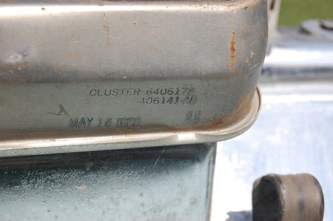 1963 Pontiac Catalina Dash Chrome Original Housing GM