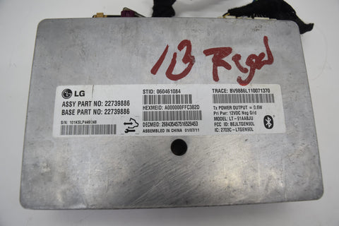 2011 2012 2013 2014 BUICK REGAL BLUETOOTH COMMUNICATION CONTROL MODULE 11 12 13