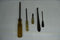 Lot of Vintage Screwdrivers Phillips Chisels Wood Handle Tools Woodworking