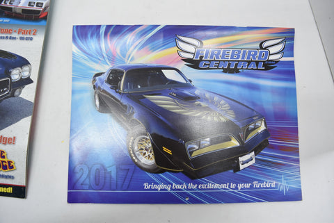 Lot of 3 Firebird Books Manuals Magazine 1 Calendar 1970 Formula 400 Pontiac Old