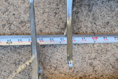 1958 Cadillac Limo Series 75 Fleetwood Foot Rest Pair LH RH Footrest Rear 58