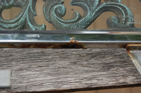 1963 Pontiac Catalina RH Passenger Door Glass With Frame Original Chrome