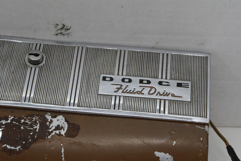 1946 1947 1948 Dodge D24 Fluid Drive Glove Box Door With Clock Lock Trim MOPAR